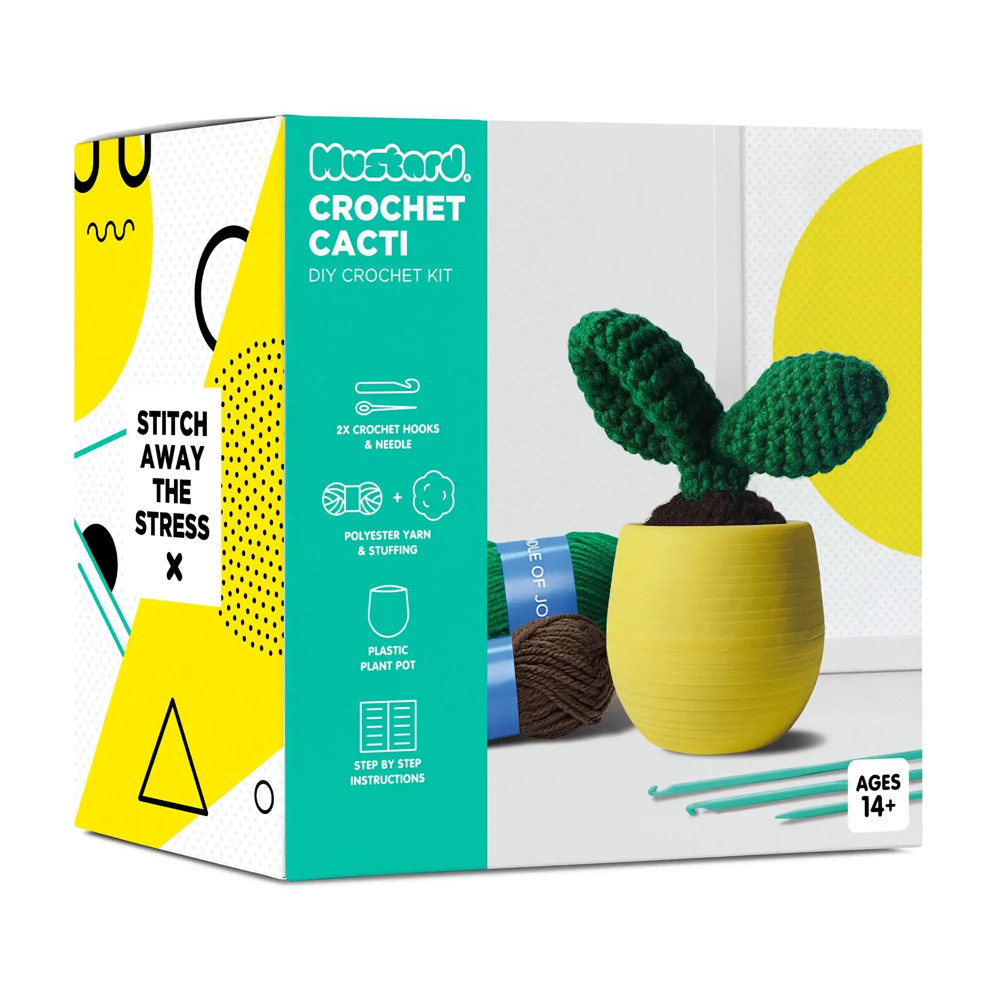 Cactus Leaf Crochet Kit For Beginners: Leaf - Image 3