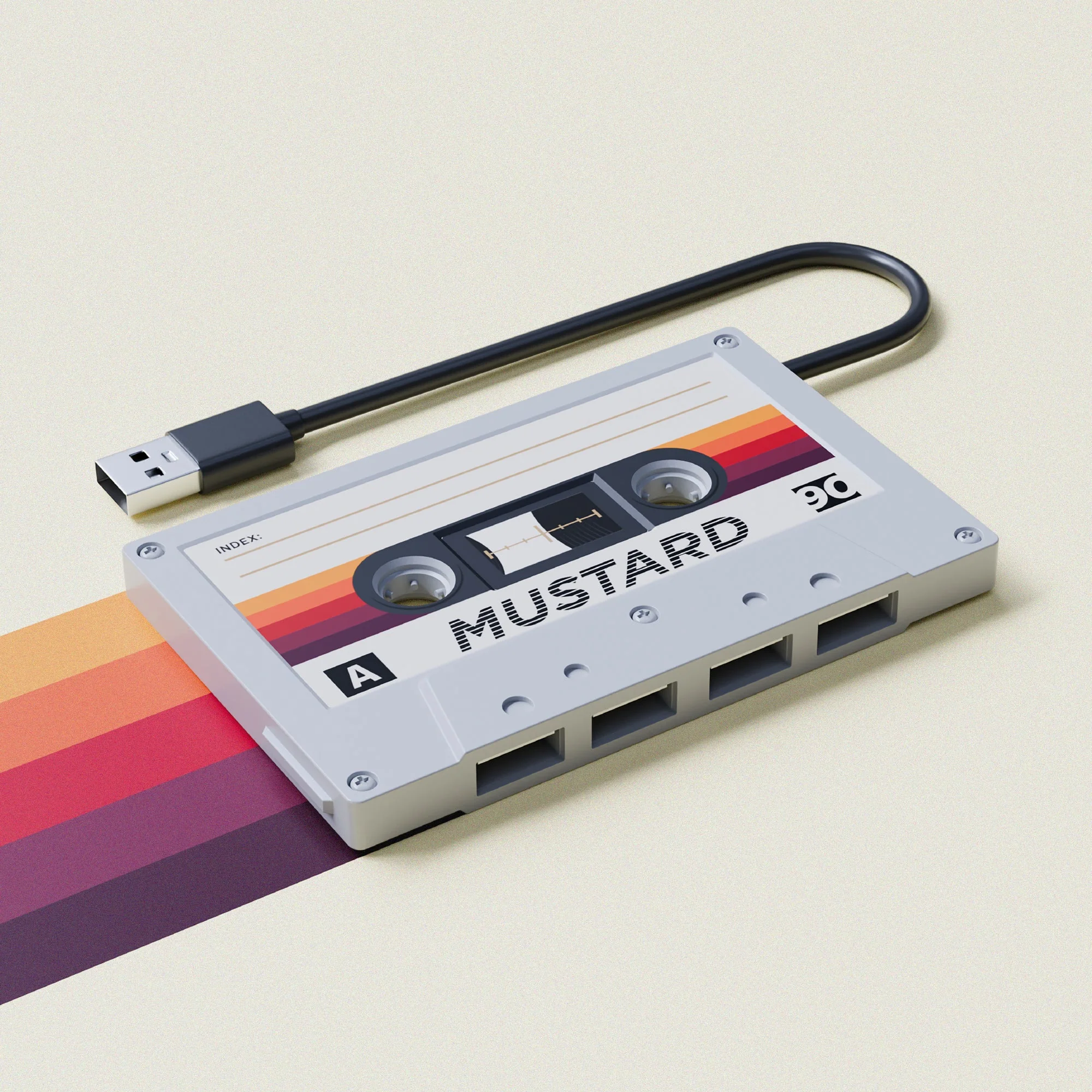 Cassette Hub  >  4 Port USB Hub