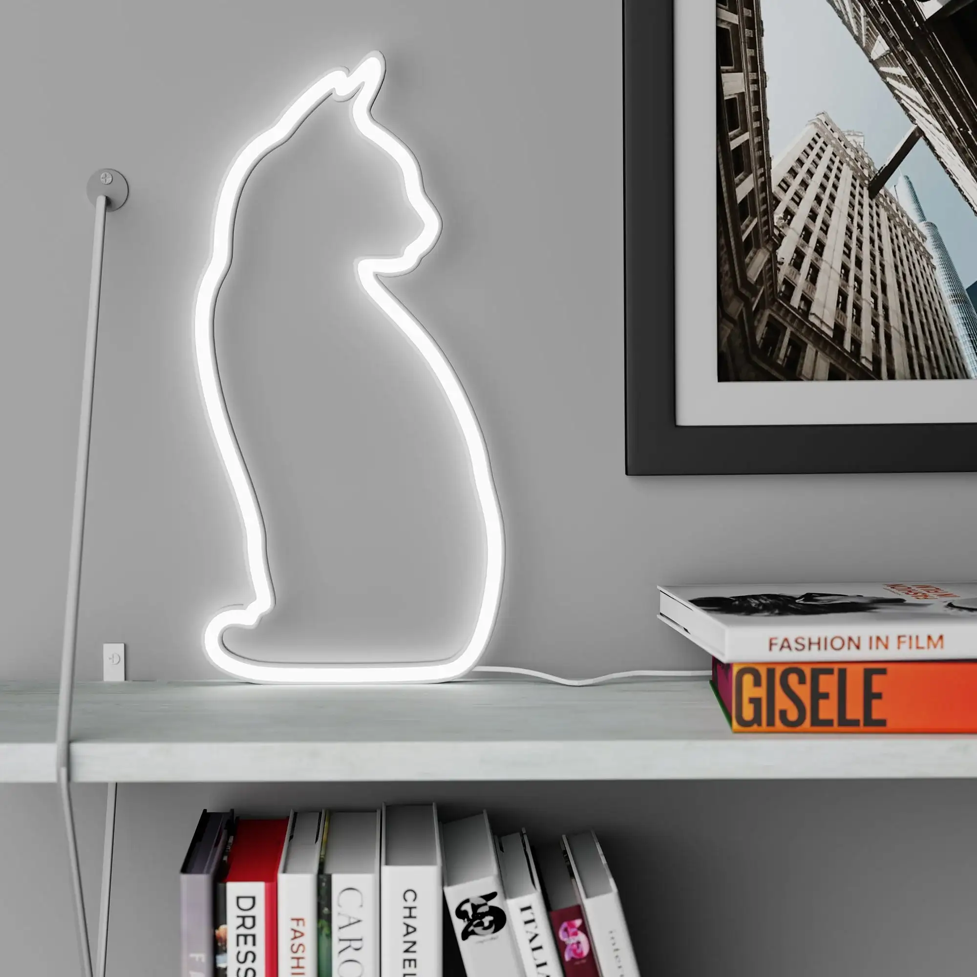 Cat Light Sitting LED Neon Light > Sitting - Image 8
