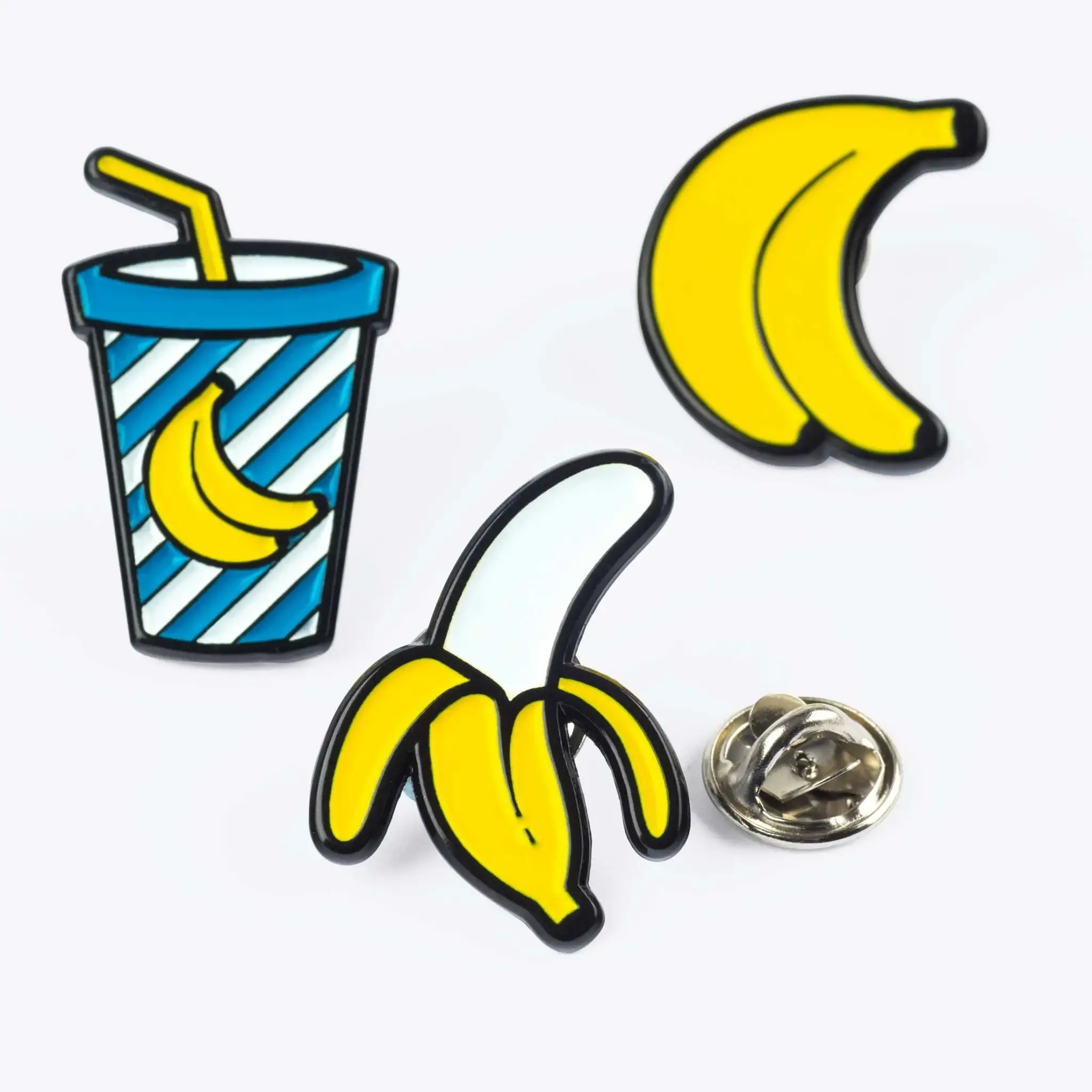 Banana Enamel Pin Badges - Image 2