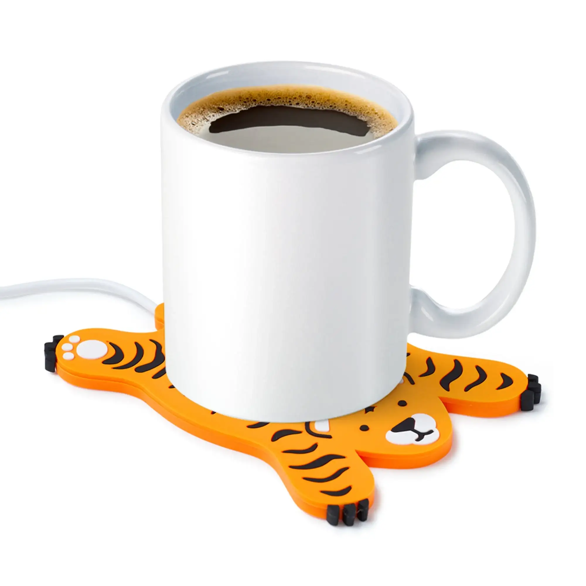 Fun Sleepy Tiger Coffee Mug Warmer - Image 4