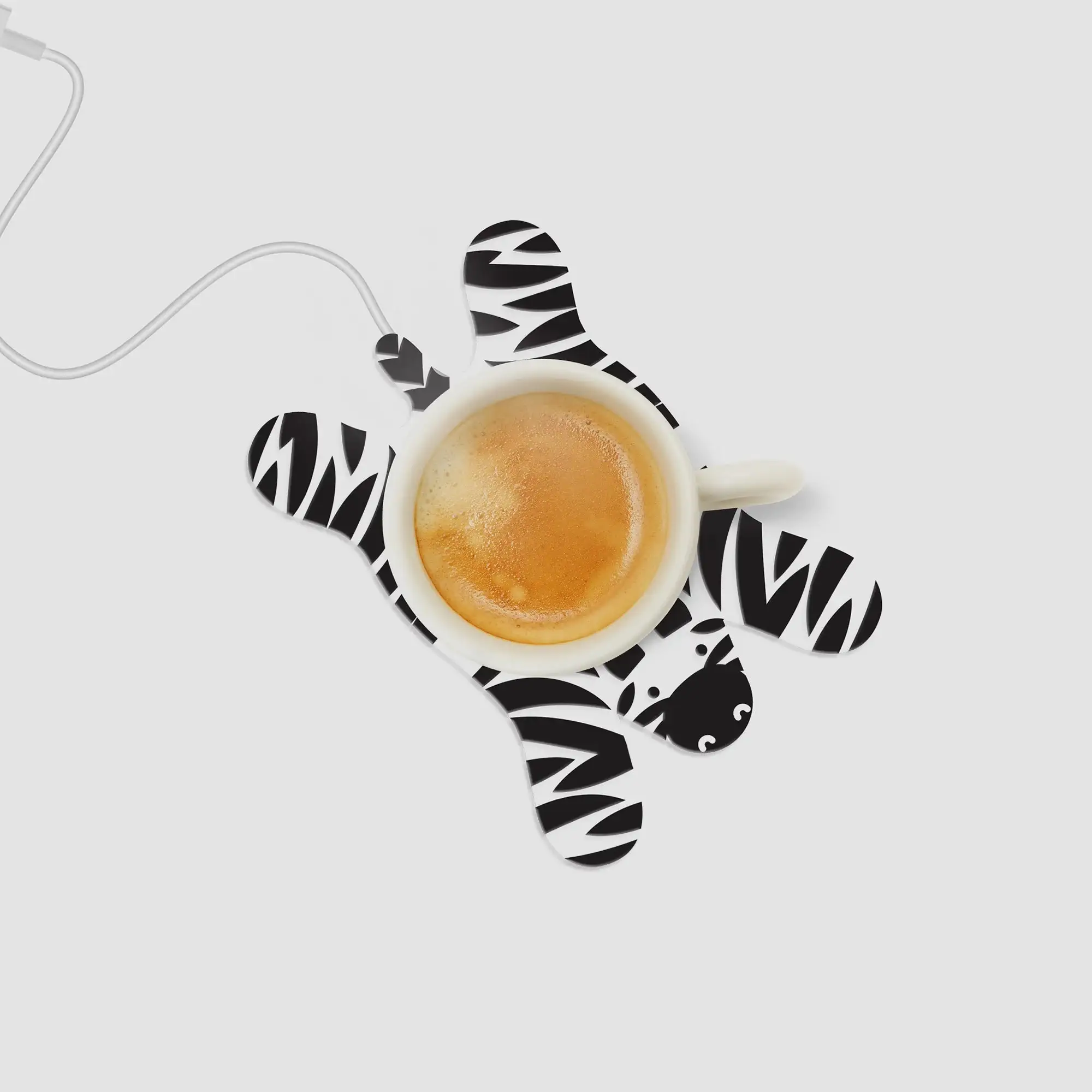 Sleepy Zebra USB Mug Warmer - Image 4