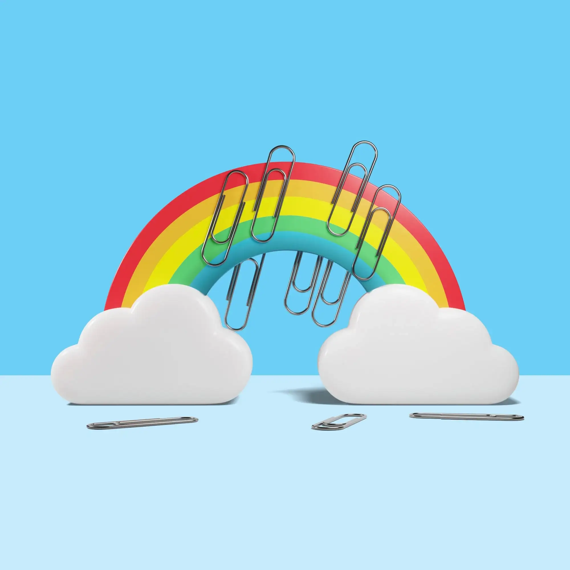 New Rainbow Paperclip Magnet Holder - Image 4