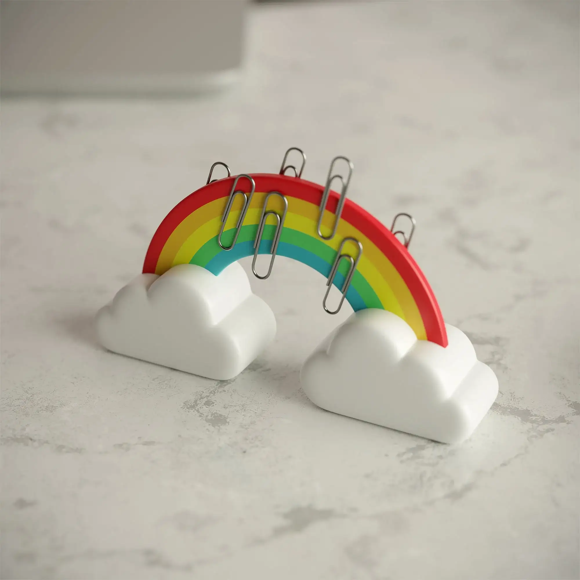 New Rainbow Paperclip Magnet Holder - Image 5