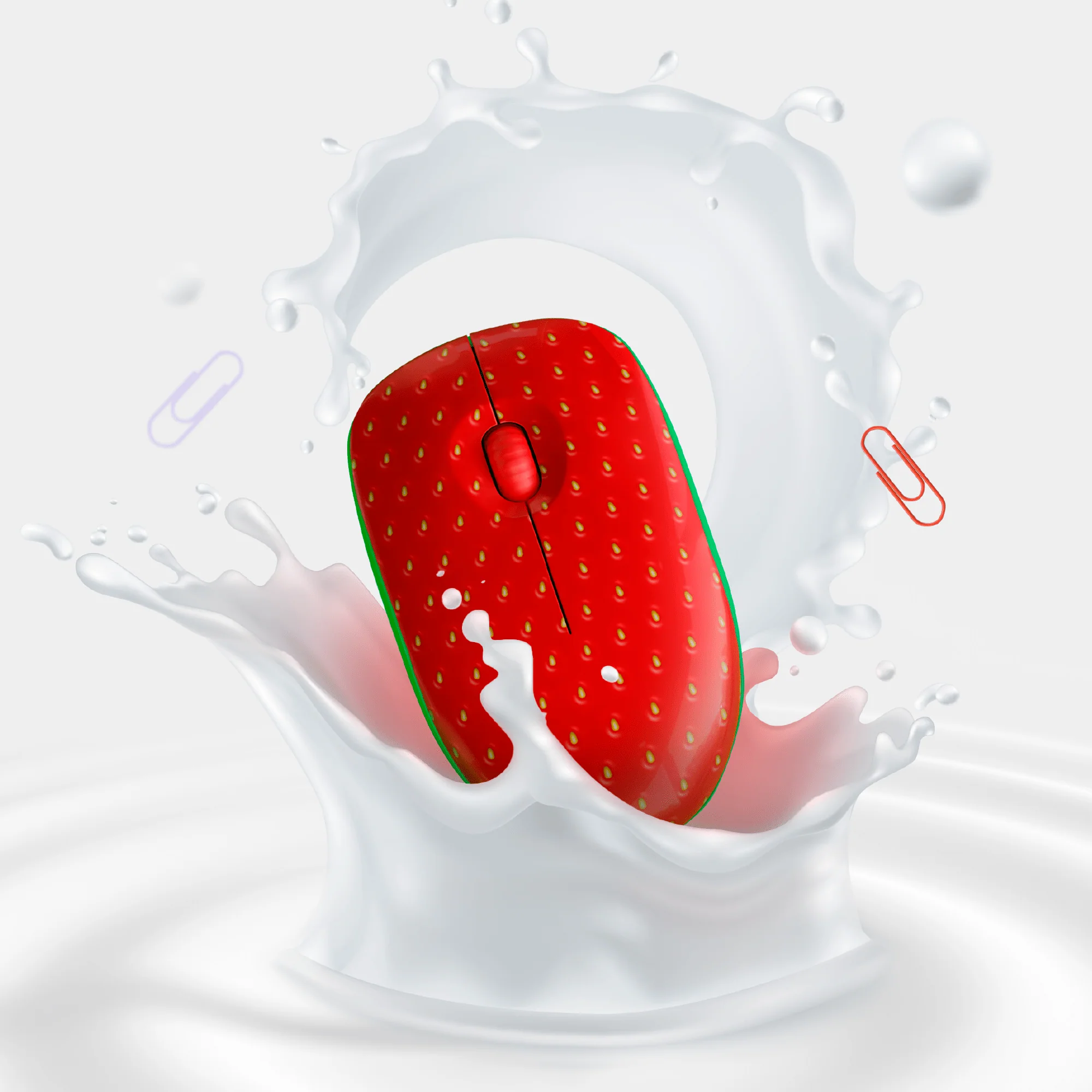 Very Berry Wireless Computer Mouse - Image 5