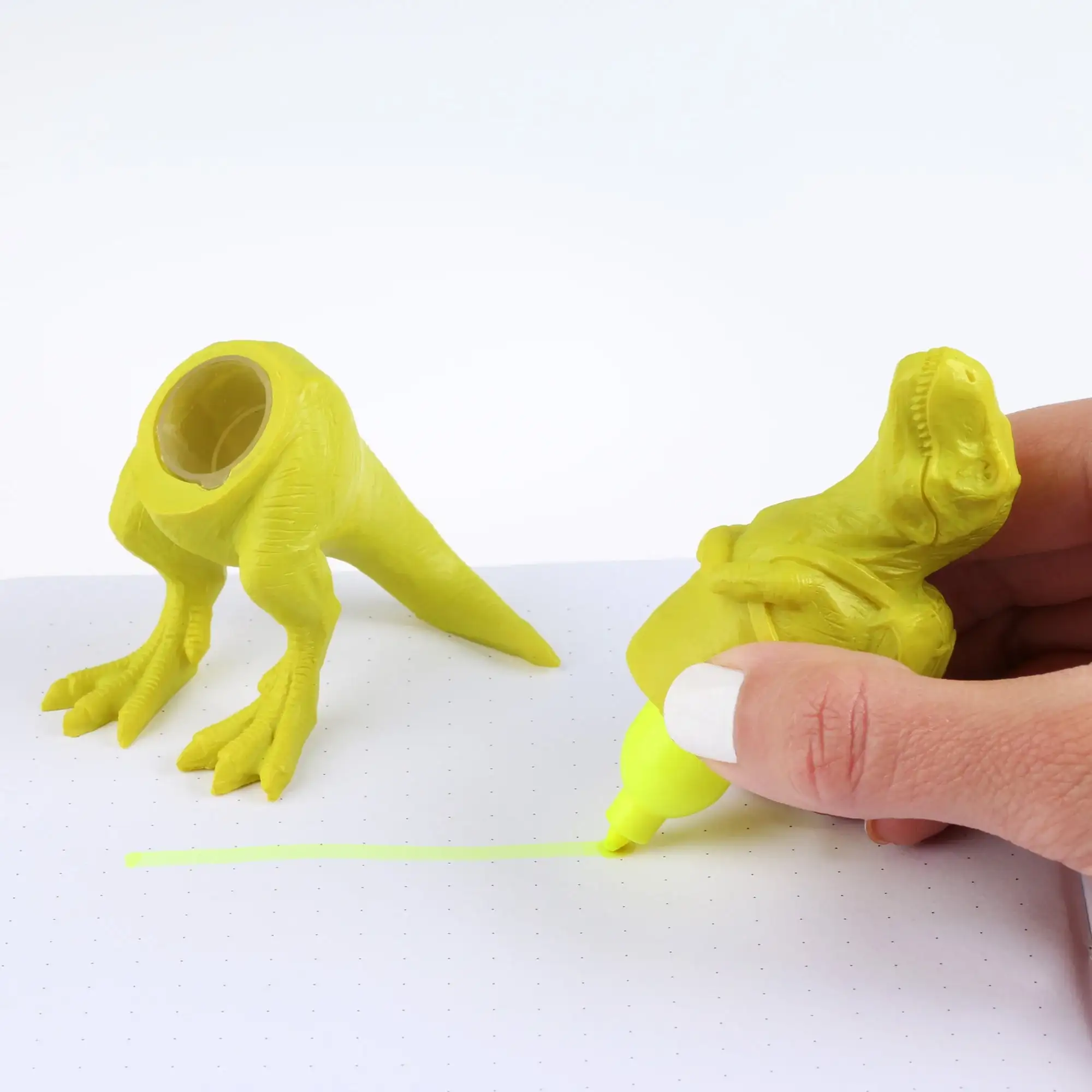 T-Rex Dino Pink Lime Highlighter - Image 3